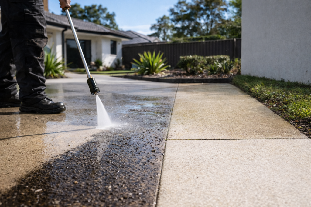 High Pressure Cleaning Queensland Driveway Cleaning Service