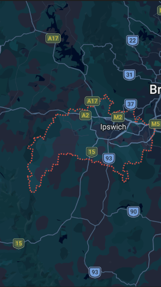 High Pressure Cleaning Queensland Ipswich service area map