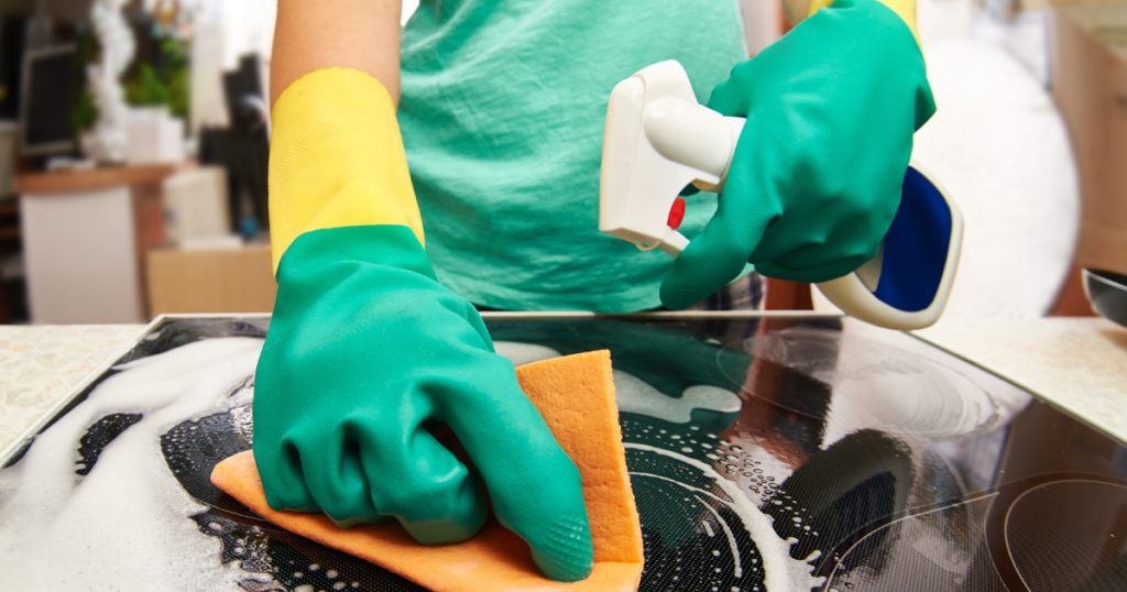 QLD Clean Pro team member providing residential and commercial cleaning services in Queensland